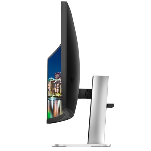 Image of HP Series 5 Pro 34-inch 534pm Curved 2K WQHD Conferencing Monitor, 2-Pack Bundled with Desk Mount Stand, USB-C Multiport G5 Dock, MK650 Wireless Keyboard & Mouse, Gel Mouse & Wrist Pad