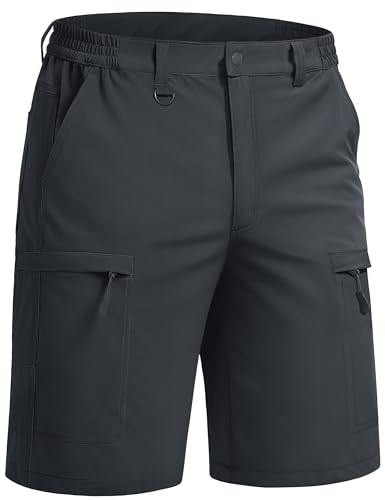 TACVASEN Men's Shorts Quick Dry Cargo Hiking Waterproof...