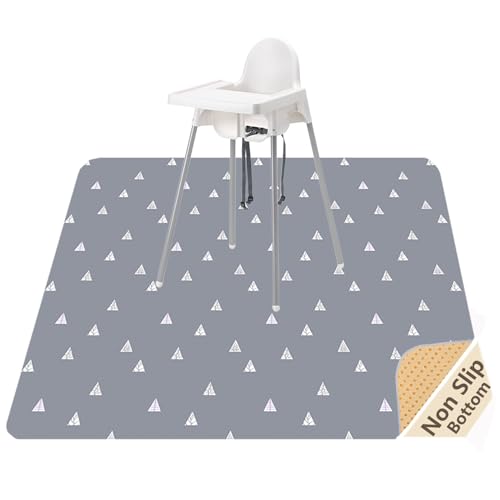 Tapis de sol chaise haute pour éviter les taches de repas et peinture