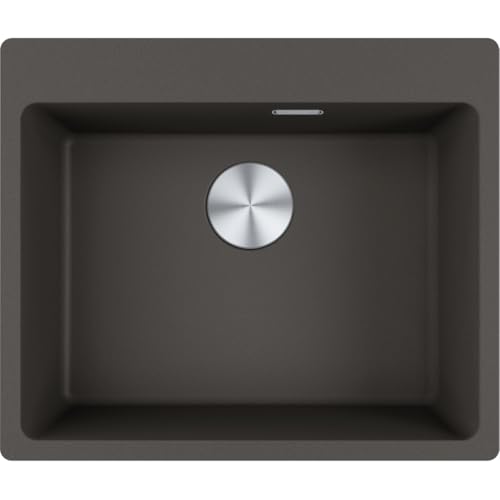 Franke Fregadero de cocina de granito (fragranita) con un solo cuenco Maris MRG 610-54 FTL - Gris pizarra - 114.0716.336