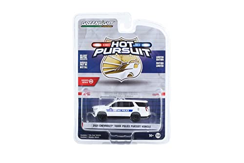 ModelToyCars 2021 Chevy Tahoe Police a escala 1:64 miniatura 3