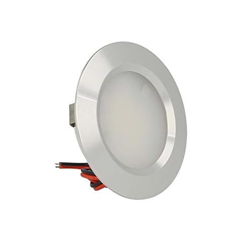 Mini spot LED encastrable rond, 3 W, AC/DC 12 V, DC 24 V, trou 50 mm Cover