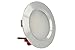 Mini Faretto Led Da Incasso Rotondo 3W AC/DC 12V DC 24V Foro 50mm Carcassa Alluminio Satinato (Bianco Neutro)