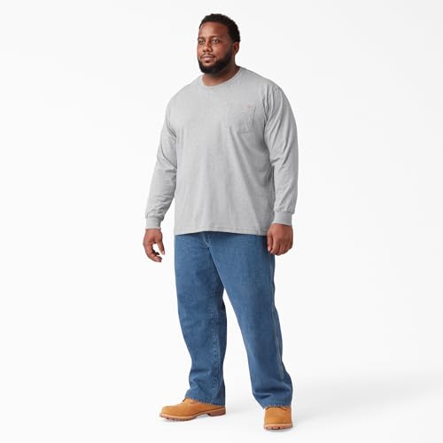 Image of Dickies Men's Big and Tall Long Sleeve Heavyweight Crew Neck