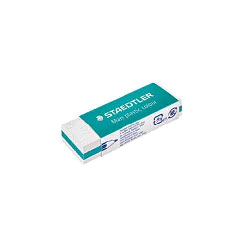Staedtler Mars Plastic 52650E1-35 Gomma da cancellare bianco e pastello, 1 pezzo