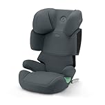 CYBEX Silver Silla de coche infantil Solution X i-Fix, Para coches con y sin ISOFIX, De 3 a 12 años aprox. (100 - 150 cm), De 15 a 50 kg aprox., Gris oscuro (Cobblestone Grey)