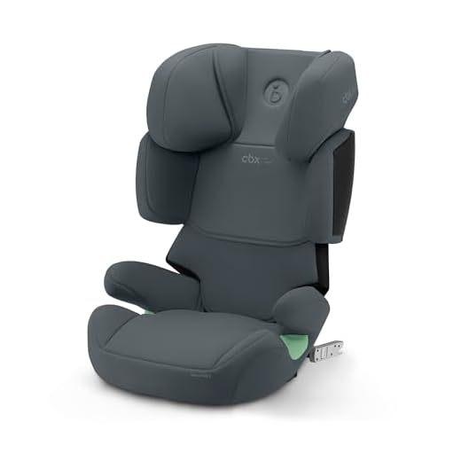 CYBEX Silver Seggiolino Auto per Bambini Solution X i-Fix, Per Auto Con e Senza ISOFIX, Per Bambini da circa 3 a 12 Anni (100 - 150 cm), Da 15 a 50 kg circa, Cobblestone Grey