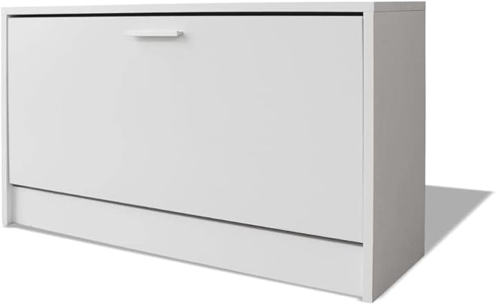 Scarpiera portascarpe salvaspazio bianca 80x24x45 cm vidaxl 243050