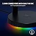 Razer Base Station V2 Chroma - Chroma Enabled Headset Stand with 3.1 USB Hub and 7.1 Surround Sound (2 USB 3.1 Ports, Intergrated Headset Stand, Non-Slip Base, Chroma RGB) Black