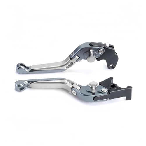 Leviers de frein CNC pliables en aluminium argenté pour moto KOVE 500X