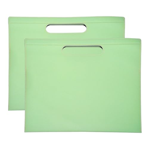 Carpeta de archivos A4 de cuero PU PATIKIL con cierre impermeable organizador elegante