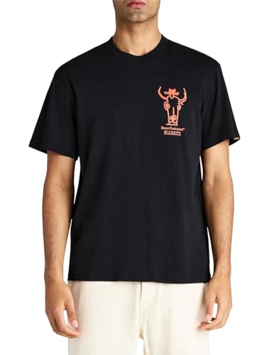 Deus Ex Machina Showdown Tee haut de gamme pour homme avec finitions soignées coloris noir