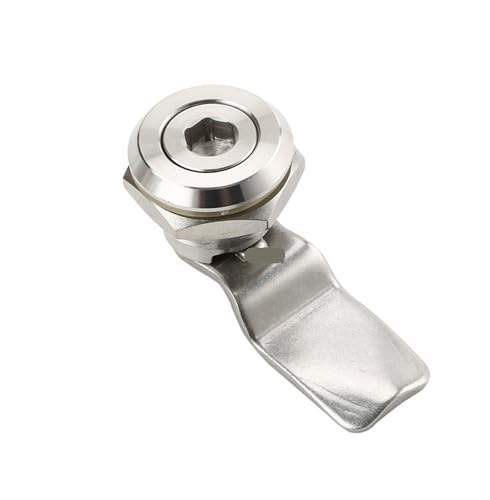 Cerradura de puerta de gabinete de 22mm MS705 acero inoxidable para cuadro eléctrico industrial 4