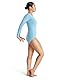Capezio Damen Langarm-Trikot Gymnastikanzug, Hell, blau, XL