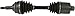 A1 Cardone 60-1393 Remanufactured CV Drive Axle, 1 Pack