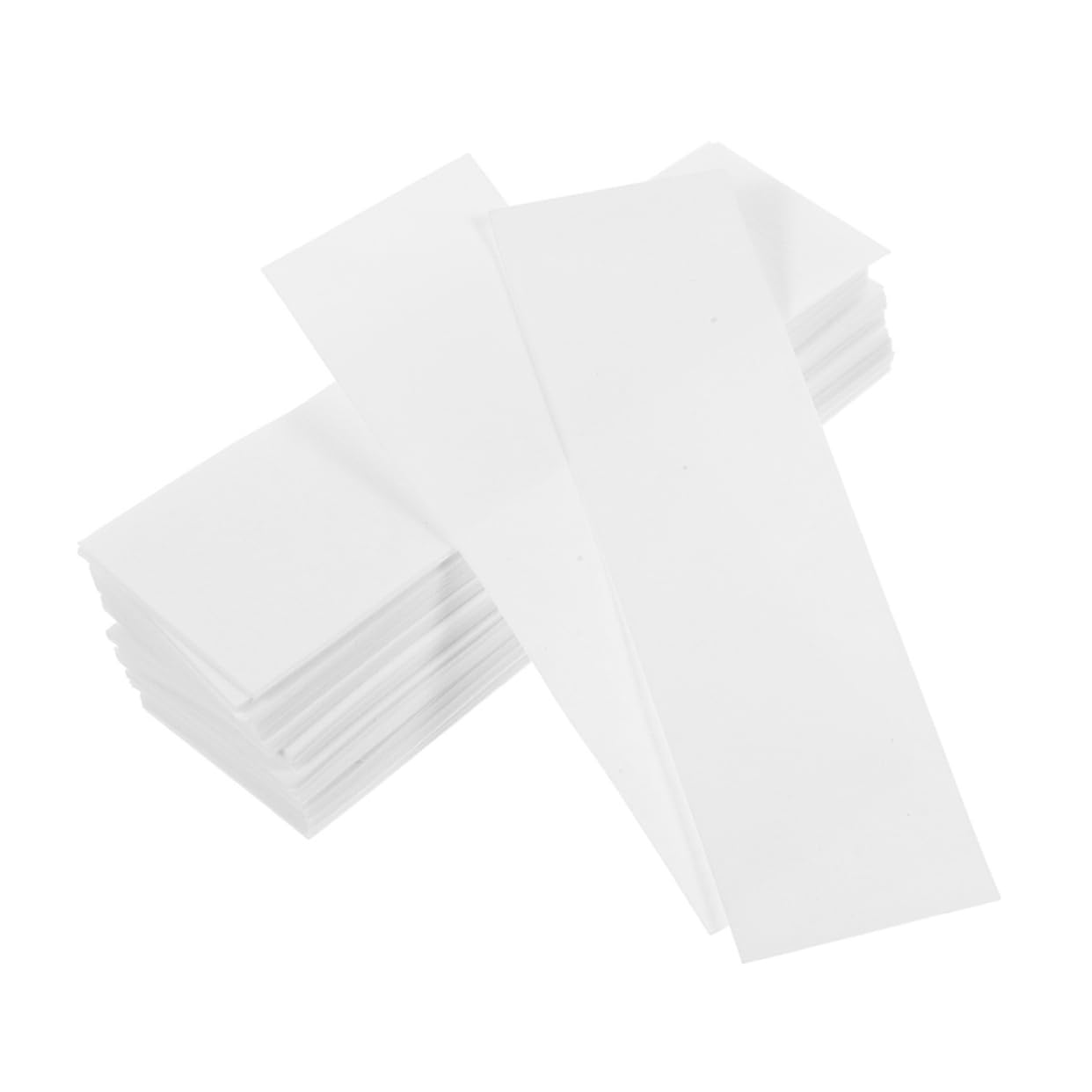 CHILDWEET 100pcs Laboratory Filter Sheets Paper Strips High Transparency Lab Papers for Chemistry Biology Microscope Cleaning Tear-Resistant