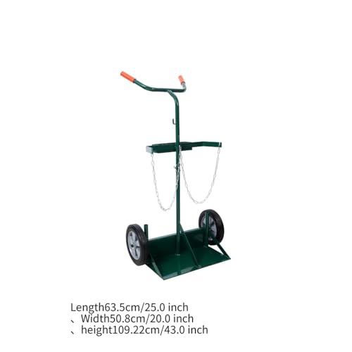 Carretilla para cilindros de 440 lbs con ruedas de goma miniatura 3