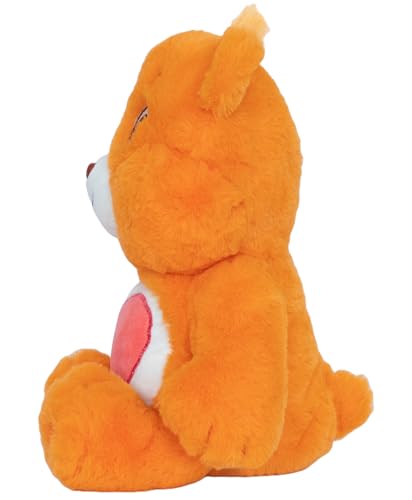 Image of Mirada Care Bears Tenderheart Bear - Orange Plushie Perfect Stuffed Animal, Birthday Gift, Super Soft and Cuddly - Good for Girls and Boys, Collectors - 35cm