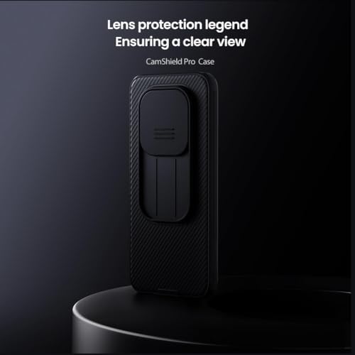 Image of CamShield Pro Back Cover Case for Xiaomi Redmi Note 15 Pro 5G, Slide Camera Lens Protection, Shockproof Hard PC + TPU Slim Anti-Fingerprint Scratch Resistant Mobile Phone Cover (Black)