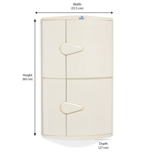 Nilkamal-2-Door-Plastic-Storage-Corner-Cabinet-Bathroom-Space-Clothes-Organizer-Shelves-Living-Room-Multipurpose-for-Home-Kitchen-Office-Use Nilkamal 2 Door Plastic Storage Corner Cabinet | Bathroom| Space & Clothes Organizer| Shelves | Living Room |Multipurpose for Home Kitchen & Office Use