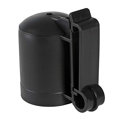 Zareba T-Post Top Insulator - 10 Pack - Black Insulator for Electric Fences - Use with Any Size Wire - Protect Livestock with Electric Fencing Safety Caps - Includes 10