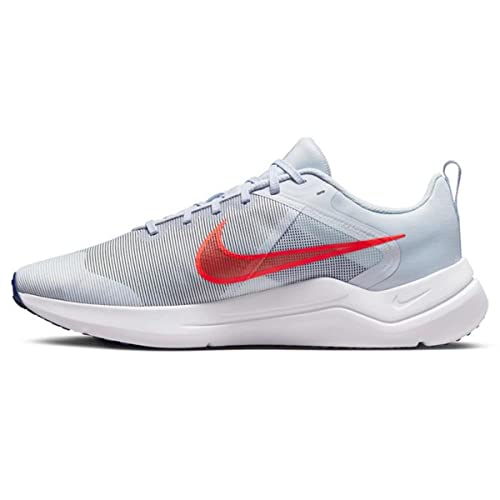 Nike Downshifter 12, Zapatillas Hombre, Football Grey Bright Crimson Concord, 43 Eu Nike Downshifter 12, Zapatillas Hombre, Football Grey Bright Crimson Concord, 43 Eu