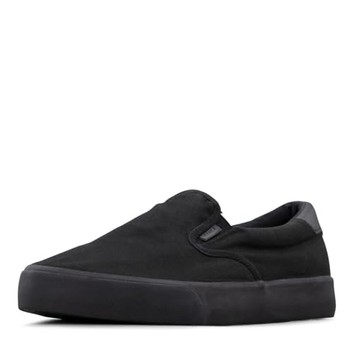 Lugz | Clipper Casual Sneakers for Men | Slip On Shoes for Men | Everyday Men Footwear, Black/Black,...