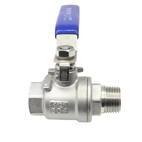 Controlador de válvula de paso 1 pulgada BSPT hembra macho en acero inoxidable 304
