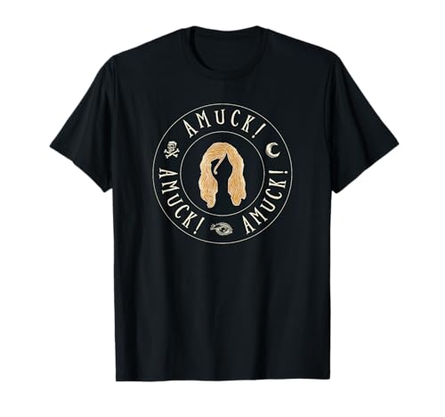 T-shirt Disney Hocus Pocus Sarah Sanderson Amuck en coton pour fans de cinéma