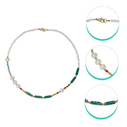 Collier de perles colorées femmes fini les bijoux ternes
