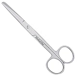 jonchn Medical PRO-Medical and Nursing Operating Scissors Sharp/Blunt Straight;-Mirror Finish-Supreme Grade, Made of High Grade Surgical Stainless Steel, 5.5