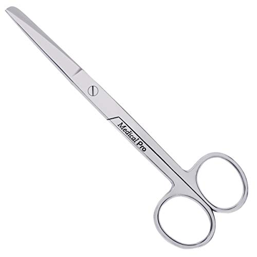 jonchn Medical PRO-Medical and Nursing Operating Scissors Sharp/Blunt Straight;-Mirror Finish-Supreme Grade, Made of High Grade Surgical Stainless Steel, 5.5