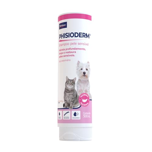 Virbac Phisioderm Shampoo Pele Sensível para Cães e Gatos 500 mL