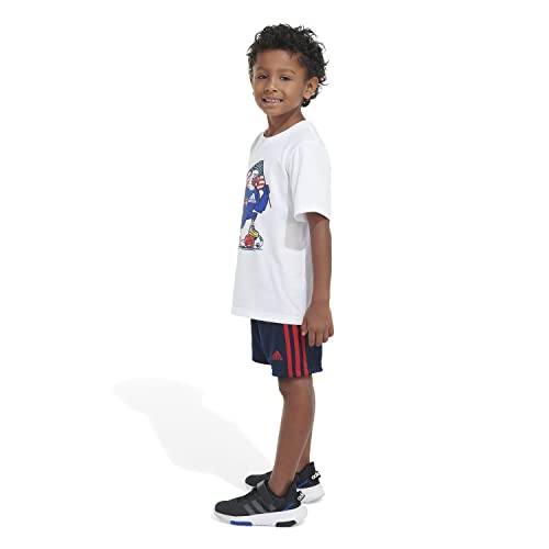 Image of adidas Baby Boy's Tee and Shorts Set (Infant)