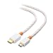 Cable Matters USB C to Micro USB Cable (Micro USB to USB-C Cable) with Braided Jacket 3.3 Feet in White