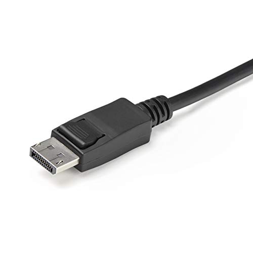 Image of StarTech 2-Port DisplayPort KVM, 4K 60Hz DP 1.2, USB Powered, 4ft Cables