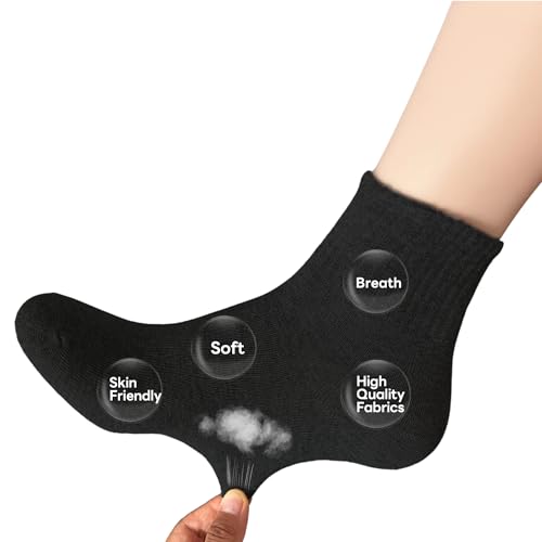 Disposable Socks 20 Pairs – Compressed Cotton Socks for Men Women, Portable Travel Sock for Gym, Hotel, Hiking2