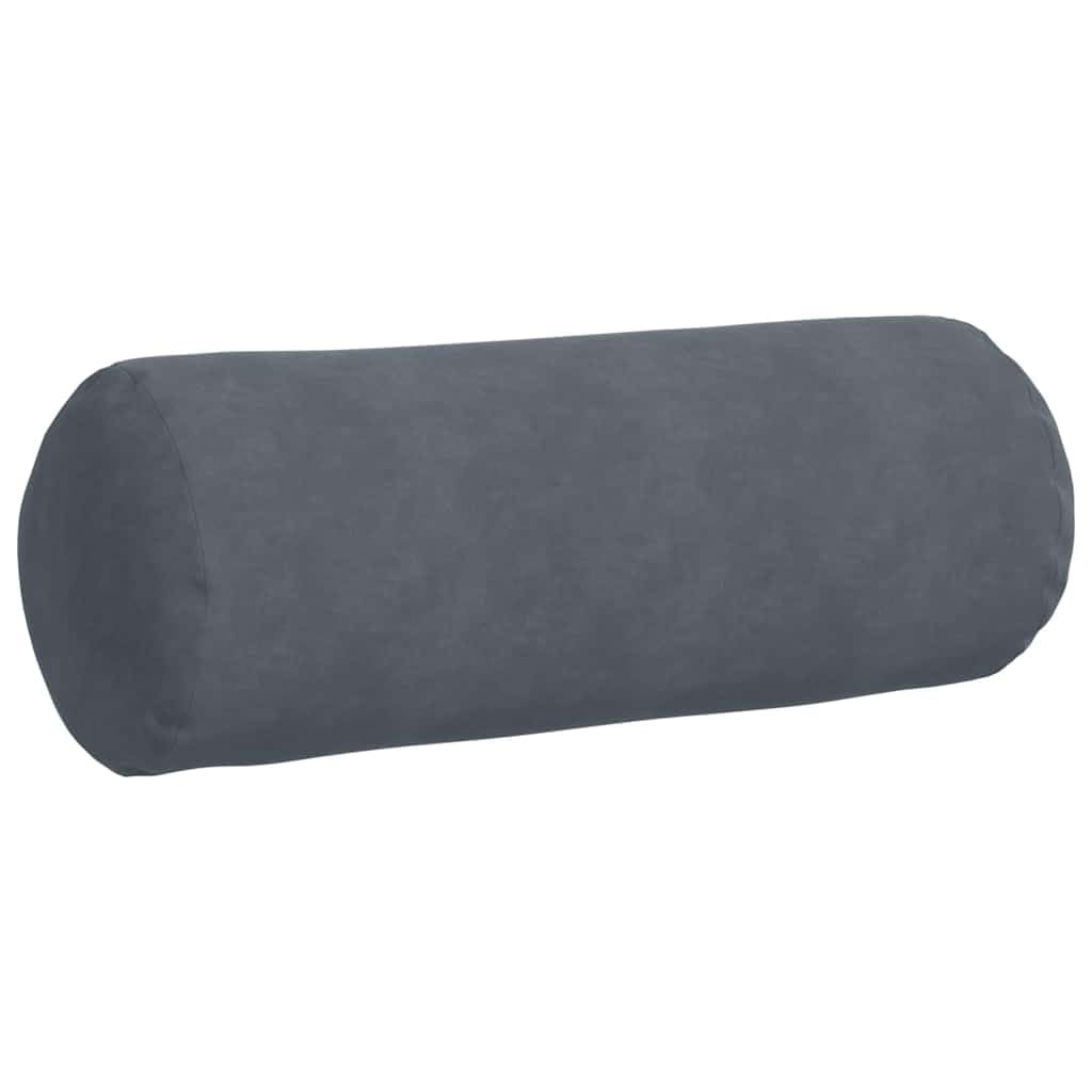 Set di 2 cuscini cervicali decorativi in morbido tessuto a coste, con imbottitura in poliestere, per divano e letto, 25 x 70 cm, rivestimento sfoderabile