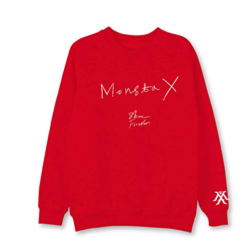 FY FOREVER YOUNGER KPOP Moda MONSTA X Álbum De Otoño Invierno De Algodón Letras Impresas Sudaderas Jerseys De Lana Con Capucha Para Unisex