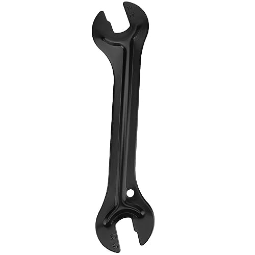 Shallho 2 Pcs Bicycle Hub Cone Wrench Wheel Hub Pedal Free Hub Wrench Cassette Bicycle Removal Repair Tool 13 14 15 16 mm Black - Image 2
