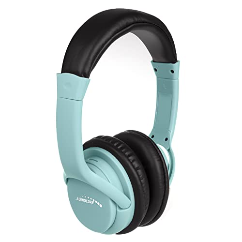 Audiocore AC720 B Auriculares inalámbricos Bluetooth USB AUX Android iOS Gaming Gym (Azul)