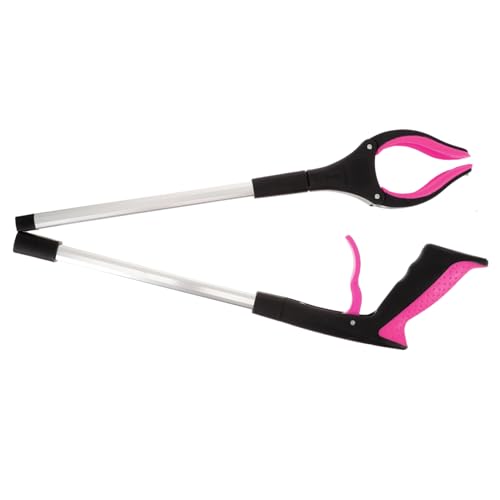 FOMIYES Foldable Grabber Tool for Trash Pickup Lightweight Litter Picker Quick Clamps for Portable Garbage Picker Upper Tool for Seniors