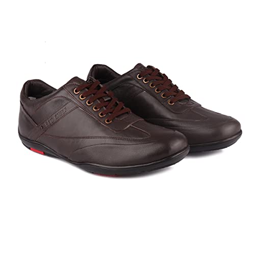 Image of Red Chief Genuine Napa Leather Casual Sneaker for Men | Lace-Up Shoes for Men | RC3754