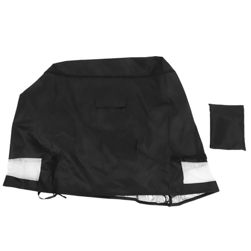PRETYZOOM Cubierta Vertical para Congelador Exterior de Tela Oxford 210d con Ventilación y Bolsillo Frontal, Funda Resistente para Refrigeradores en Patio al Aire Libre
