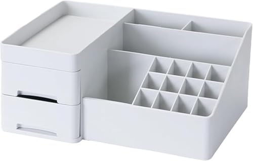 KOKUMON メイクボックス 化粧品収納ボックス コスメ収納 コスメボックス メイクブラシケース 化粧ボックス メイク収納ボックス 大容量 化粧ケース 引き出し 収納ケース 小物入れ おしゃれ シンプル 多機能 卓上収納