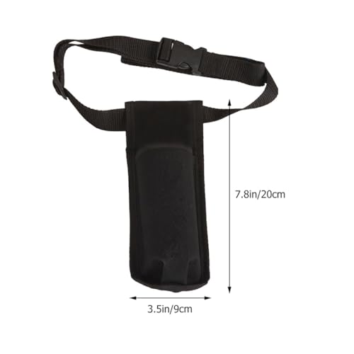 Pochette banane de massage noire réglable pour flacons - 2