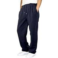 Jogging Homme Pantalon Décontractés Cargo Léger Automne Hiver Casual Pants avec Cordon Elastique Grande Taille Casual Toile Pants Travail Survetement Training Pantalons Pantalon Yoga (Navy, XXL)