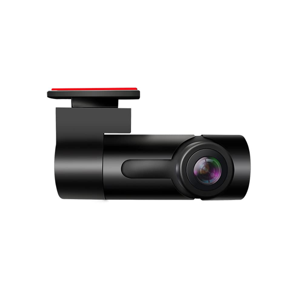Dash CAM - Cámara Frontal para Coche con Tarjeta SD y WiFi, cámara de salpicadero FHD de 1080P, visión Nocturna de Gran Angular, con grabación de Bucle de Movimiento (Tarjeta de 64 GB)