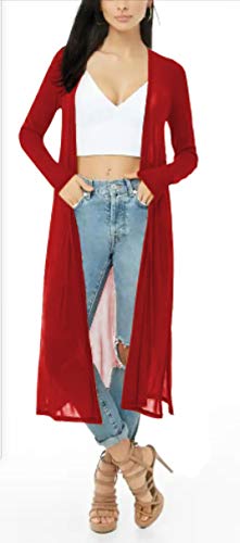 Image of Womens Sexy Sheer Long Sleeve Cardigan See Through Mesh Cover Up