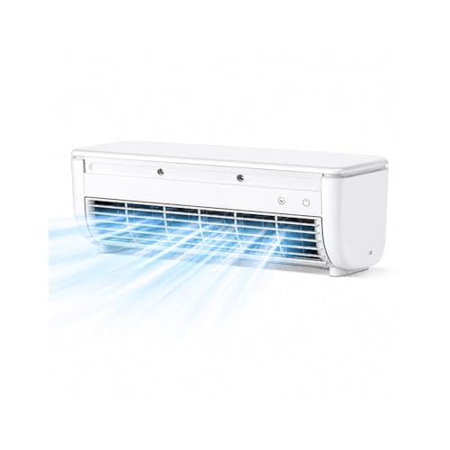 Mini-climatiseur mural portable blanc avec télécommande sans fil 3 vitesses - 2